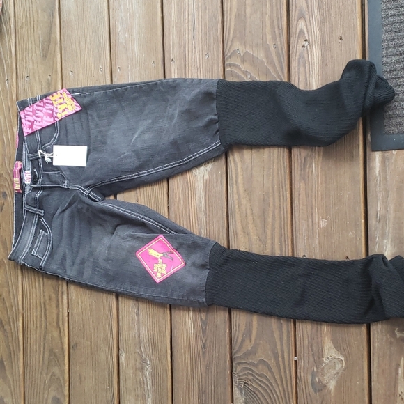 Tyte American Standard leg warmer jeans size 7 - Picture 1 of 12